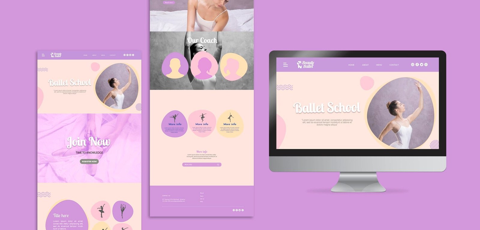 Website design portfolio sample