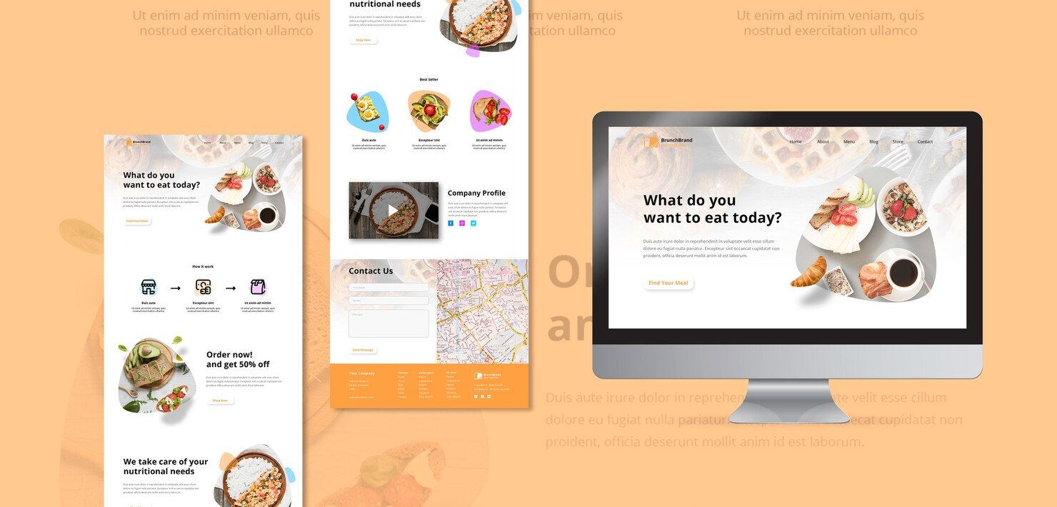 Website design portfolio sample