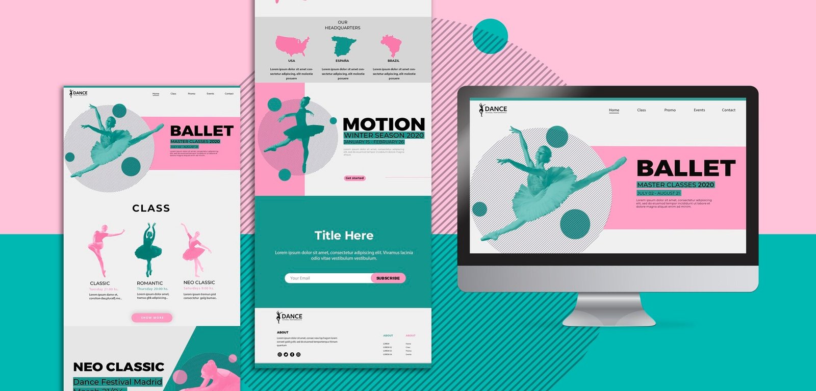 Website design portfolio sample