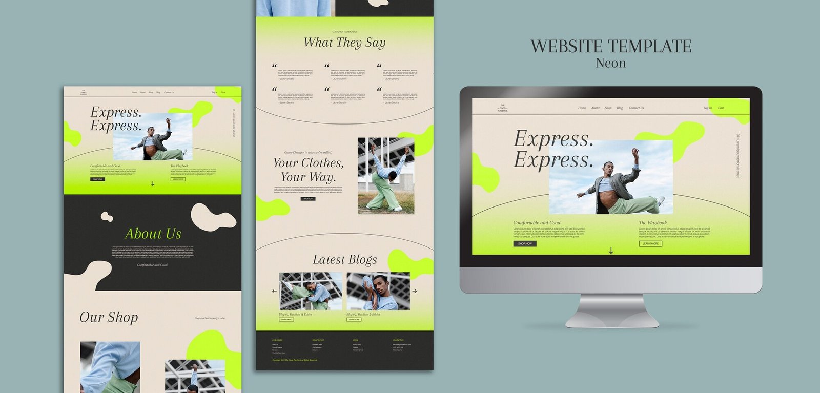 Website design portfolio sample