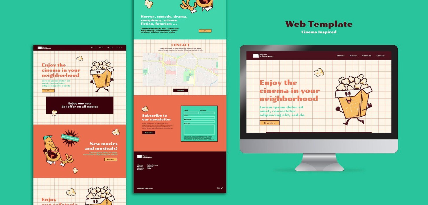 Website design portfolio sample