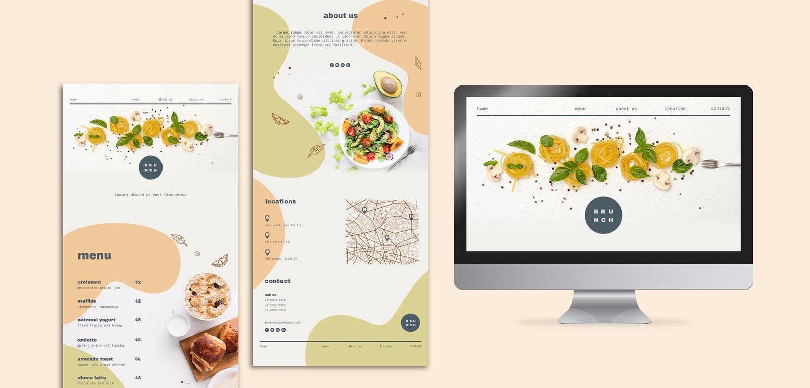 Website design portfolio sample