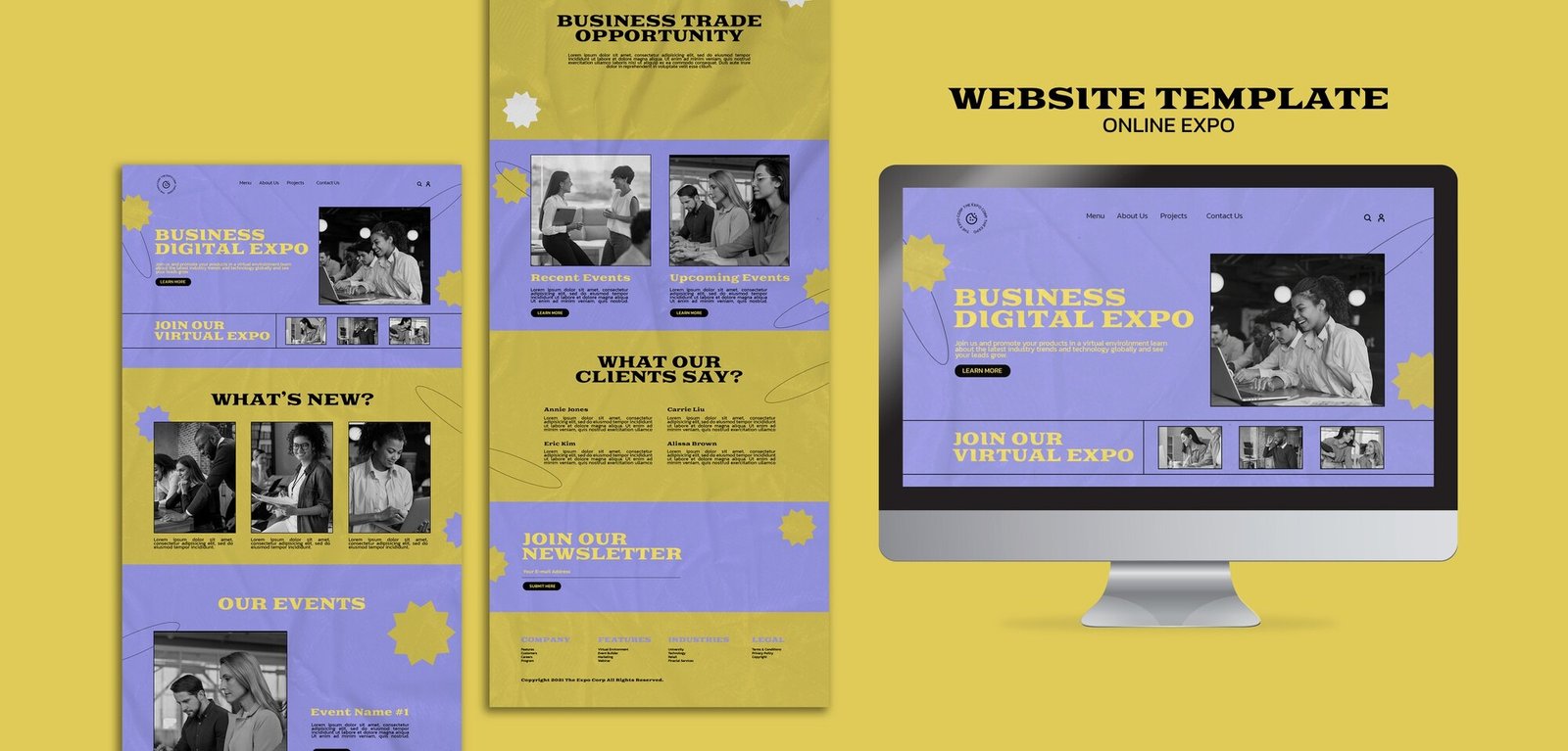 Website design portfolio sample