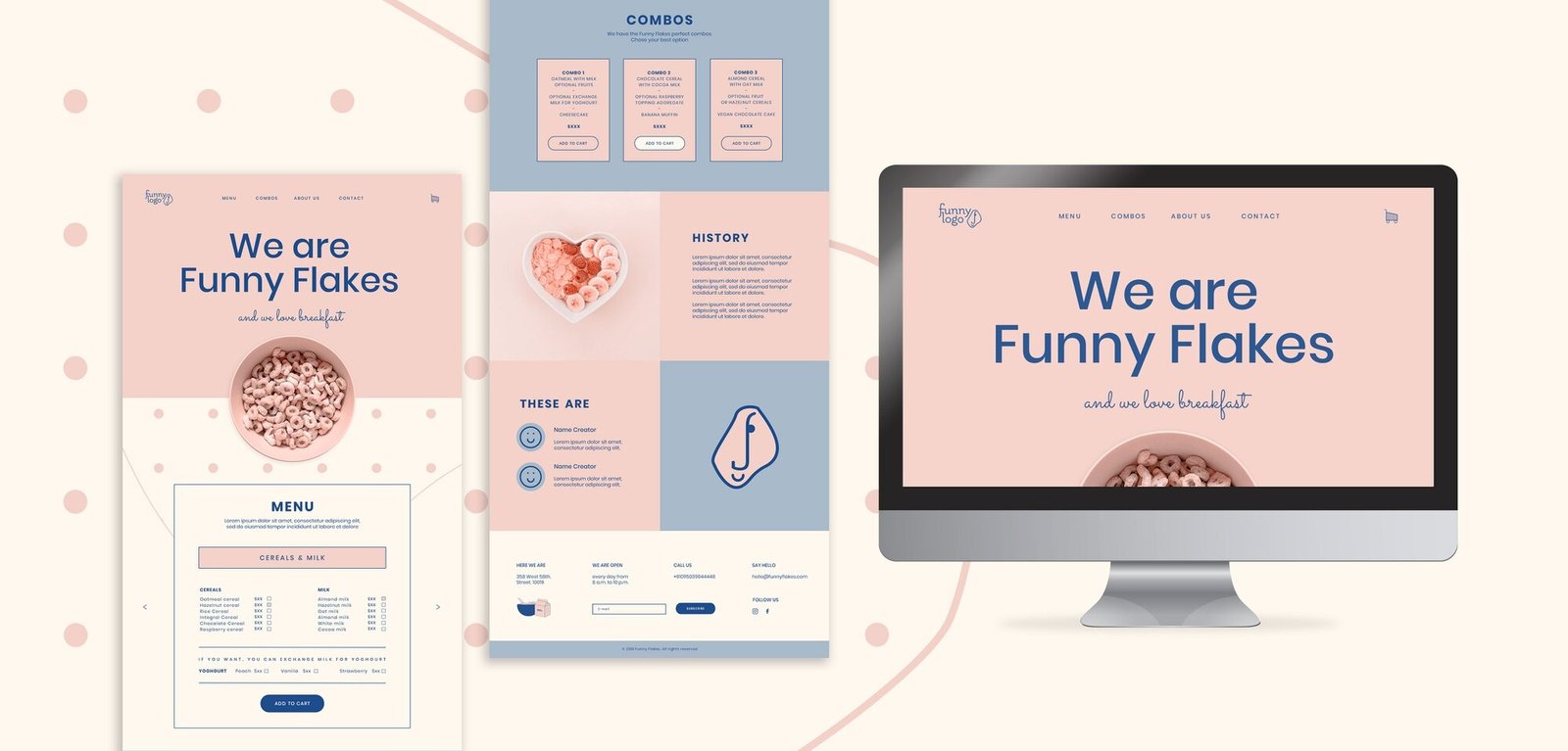 Website design portfolio sample
