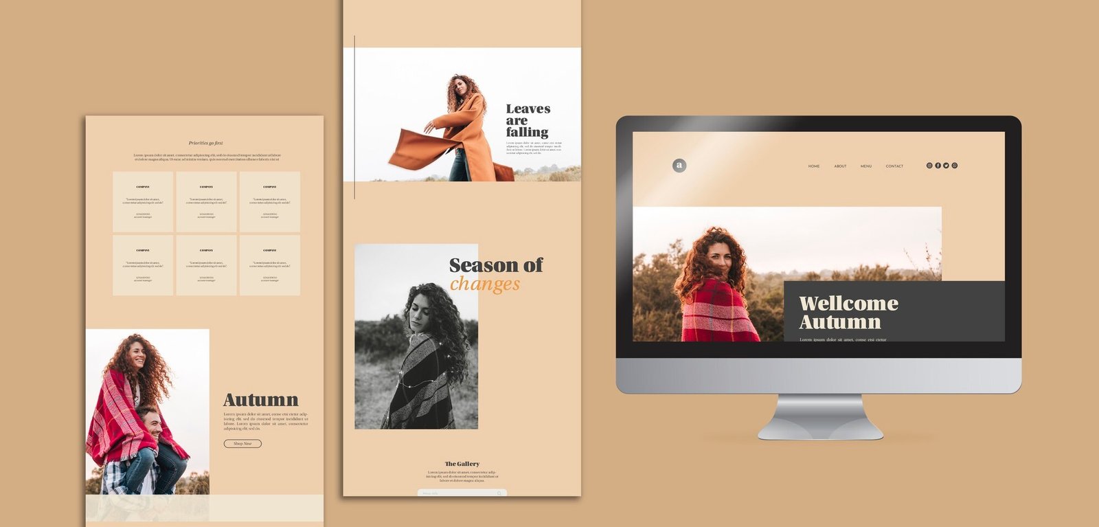 Website design portfolio sample