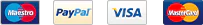 Accepted payment methods: Visa, Mastercard, PayPal