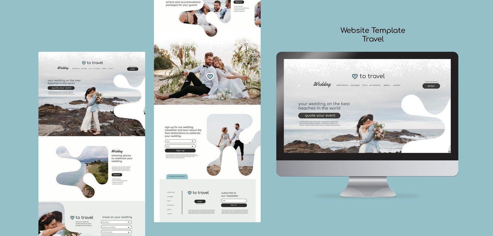 Website design portfolio sample