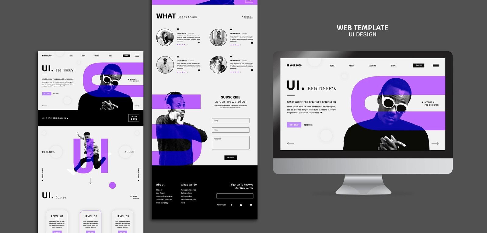 Website design portfolio sample