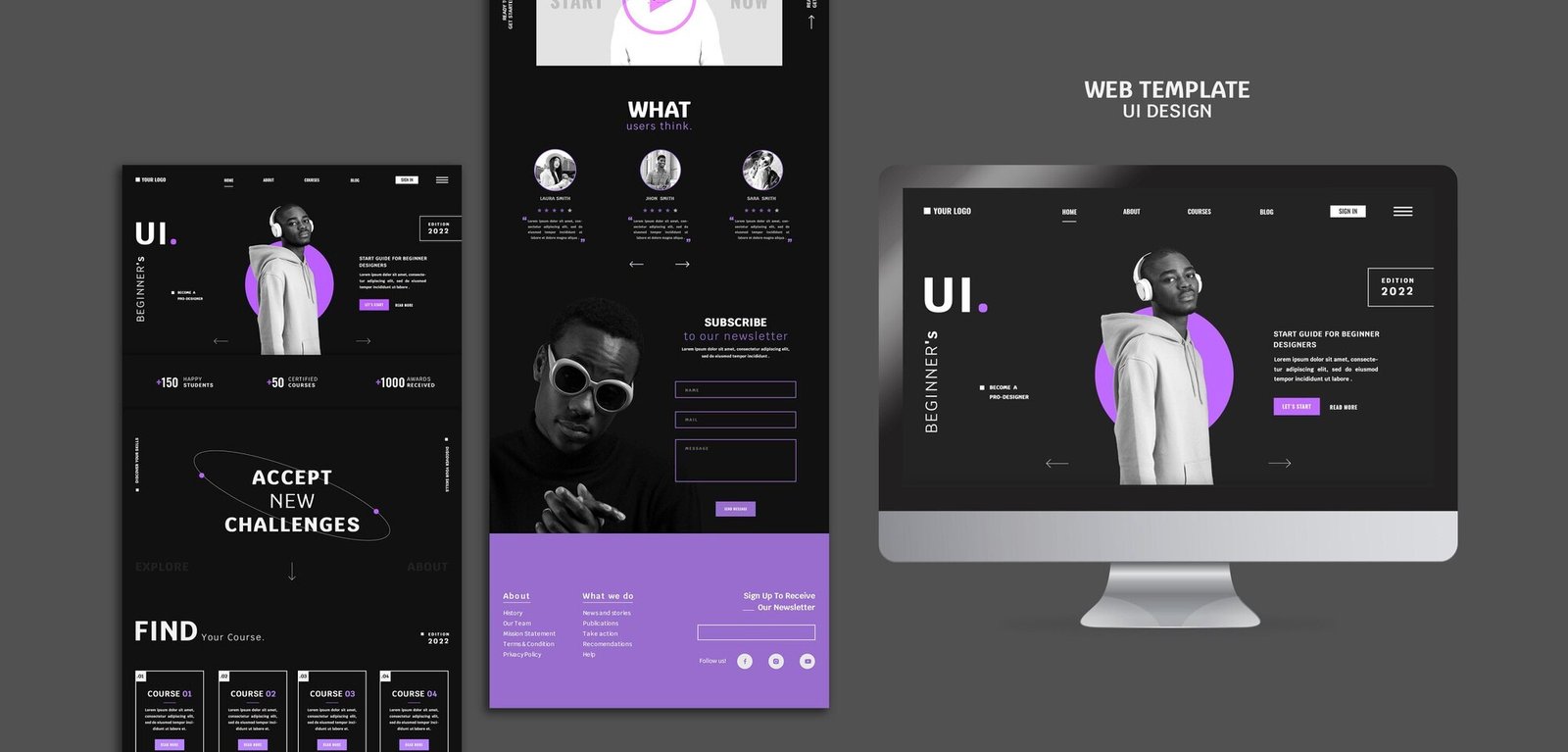 Website design portfolio sample